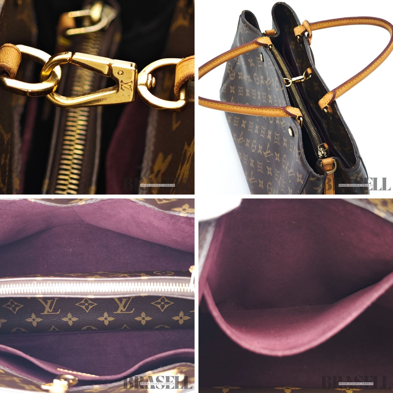 LOUIS VUITTON モンテーニュGM M41067 バッグ 2way ハンドバッグ ショルダーバッグ ブラウン レディース 鍵 ショルダーストラップ LOUIS VUITTON モンテーニュGM M41067 バッグ 2way ハンドバッグ ショルダーバッグ ブラウン レディース 鍵 ショルダーストラップ