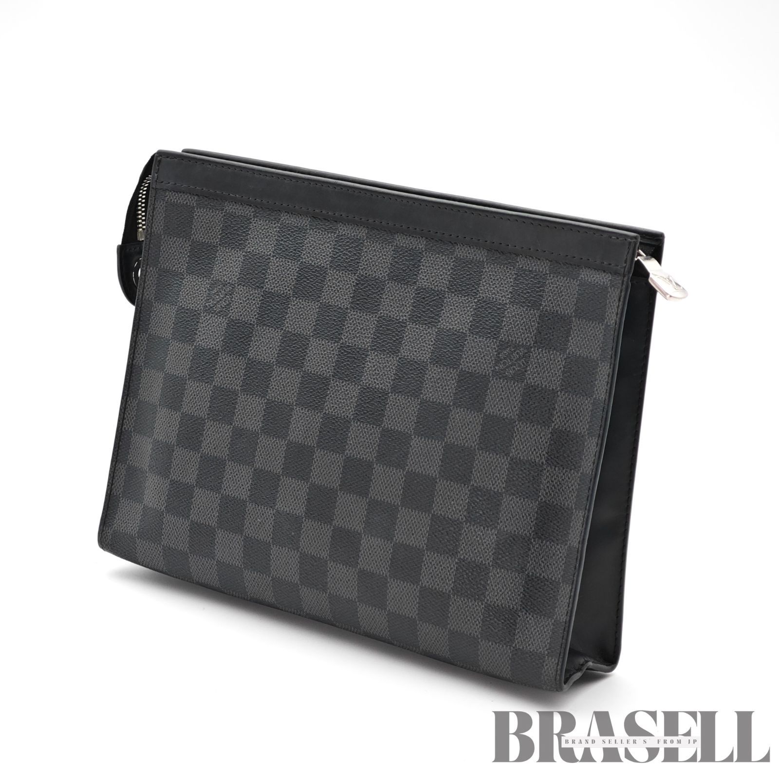 LOUIS VUITTON ポシェットヴォワヤージュクラッチバック バッグ セカンドバッグ ダークブルー レディース メンズ