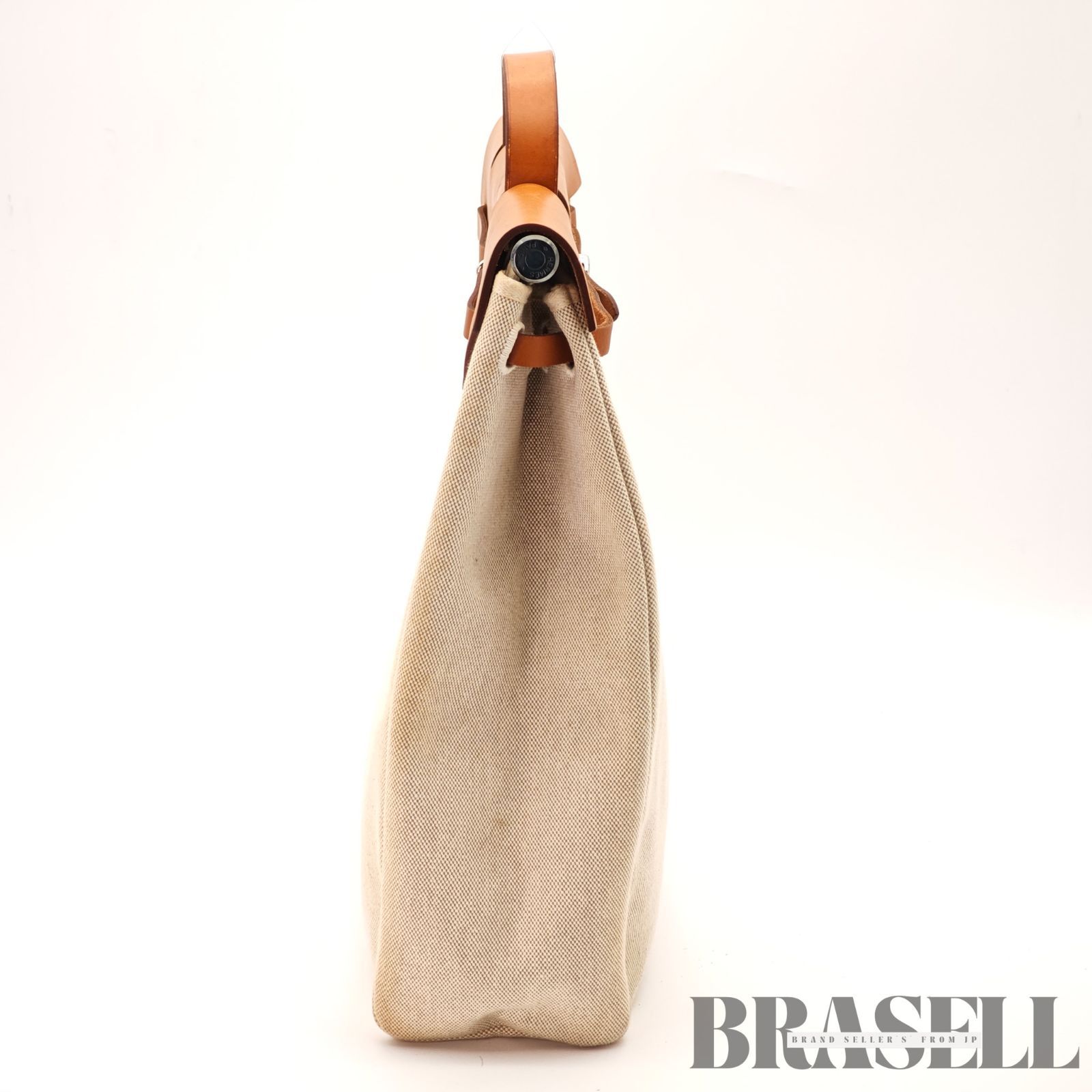 HERMES エルメス エールバッグ バッグ ハンドバッグ ホワイト レディース 鍵 保存袋 カデナ 南京錠