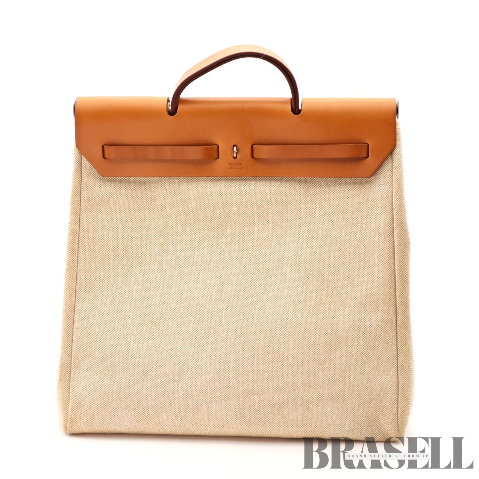 HERMES エルメス エールバッグ バッグ ハンドバッグ ホワイト レディース 鍵 保存袋 カデナ 南京錠