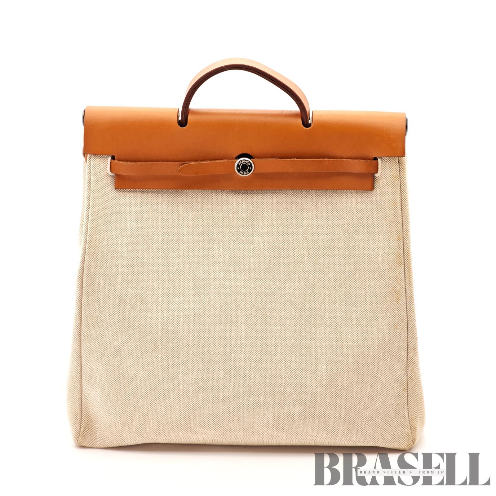 HERMES エルメス エールバッグ バッグ ハンドバッグ ホワイト レディース 鍵 保存袋 カデナ 南京錠