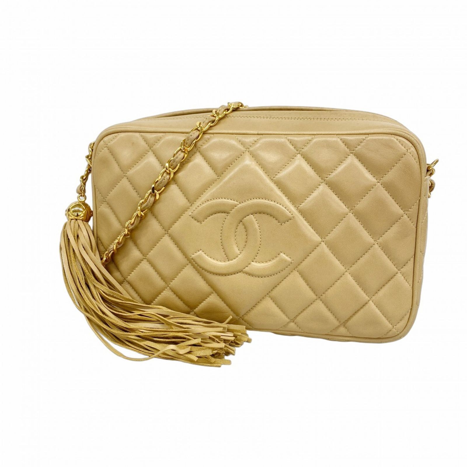 シャネル(Chanel) シャネル ショルダーバッグ マトラッセ 付きチェーン