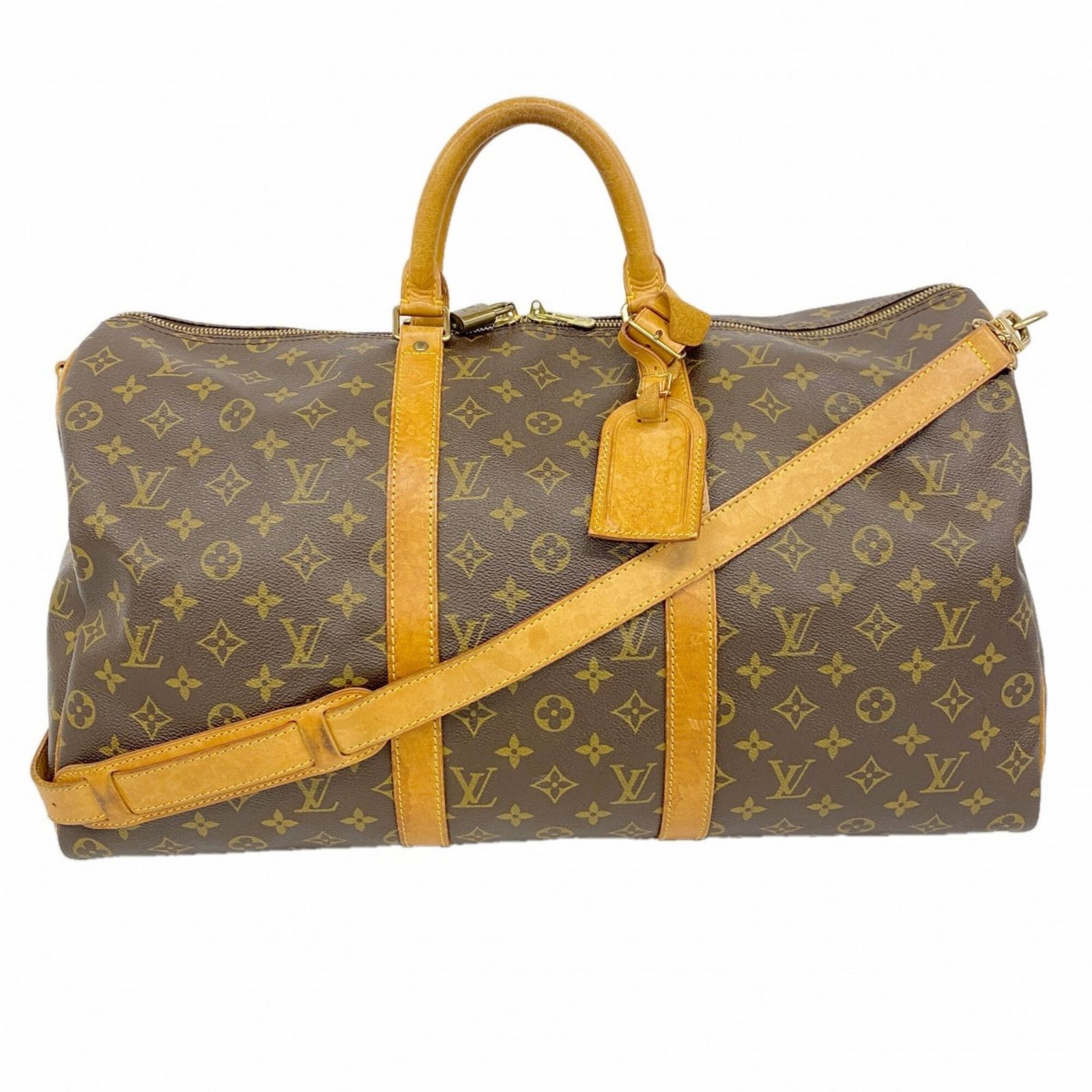 ルイ・ヴィトン(Louis Vuitton) ルイ・ヴィトン バッグ・ボストンバッグ モノグラム キーポルバンドリエール50 M41416 ブラウンメンズ レディース