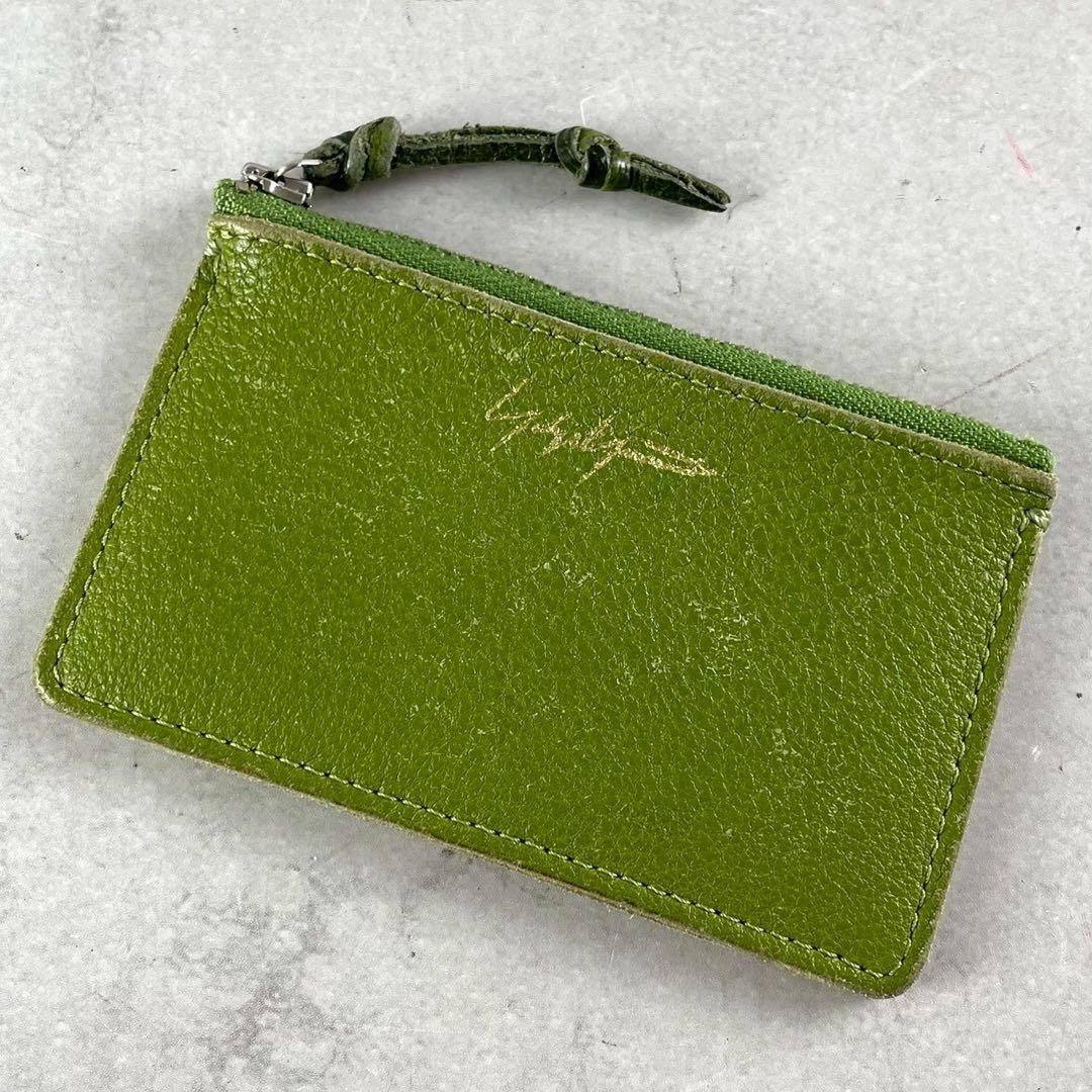 Yohji Yamamoto Coin case leather Green
