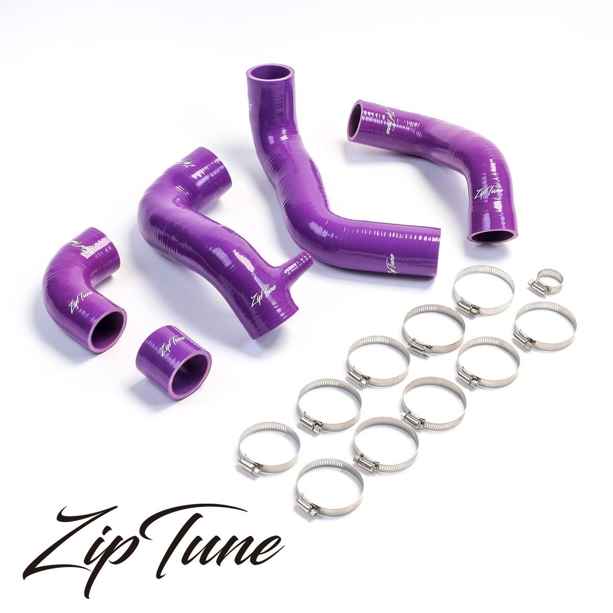ZIPTUNE ZC33S スイフトスポーツ 強化サクションホース ターボホースセット パープル K14C ターボ シリコン
