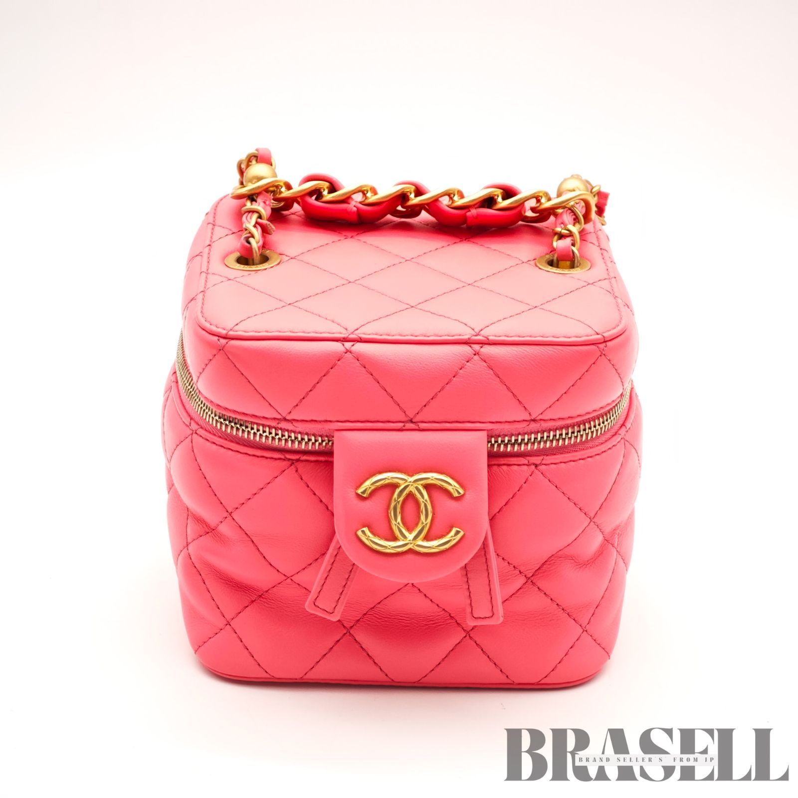 CHANEL マトラッセ バニティ バッグ 2way ハンドバッグ ショルダー 