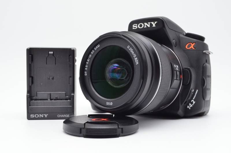 美品 SONY α350 DT 18-55mm SAM レンズ 動作確認済み ◇【美品】SONY α350 DSLR-A350 DT 18-55mm SAM レンズキット 動作品