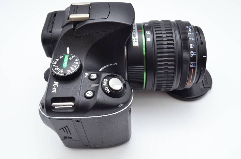 ダブルレンズ】PENTAX K-m ブラック smc PENTAX-DA 18-55mm AL 50