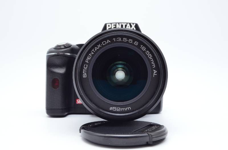 ダブルレンズ】PENTAX K-m ブラック smc PENTAX-DA 18-55mm AL 50