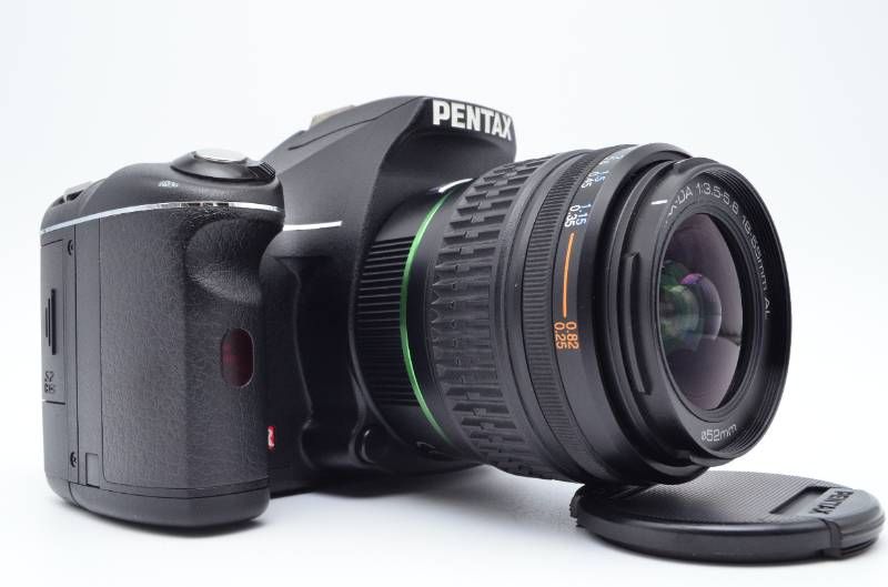ダブルレンズ】PENTAX K-m ブラック smc PENTAX-DA 18-55mm AL 50