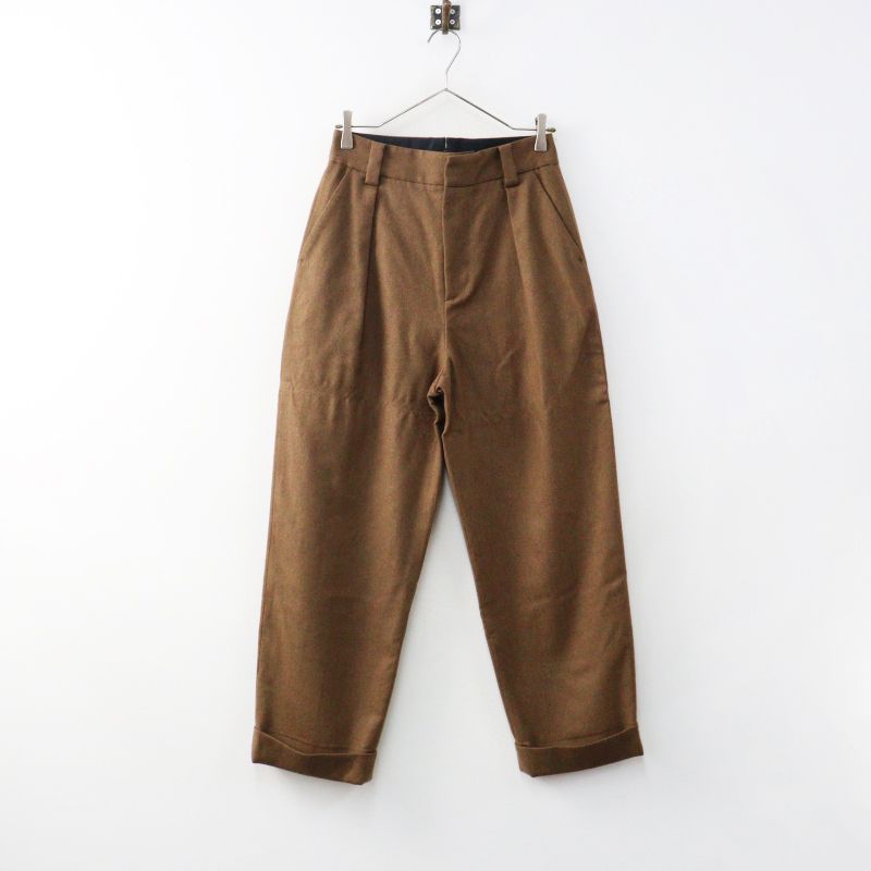 マーガレットハウエル MARGARET HOWELL フォックスブラザーズ FOX BROTHERS FLANNEL トラウザーズ 2\ブラウン パンツ【2400014981858】