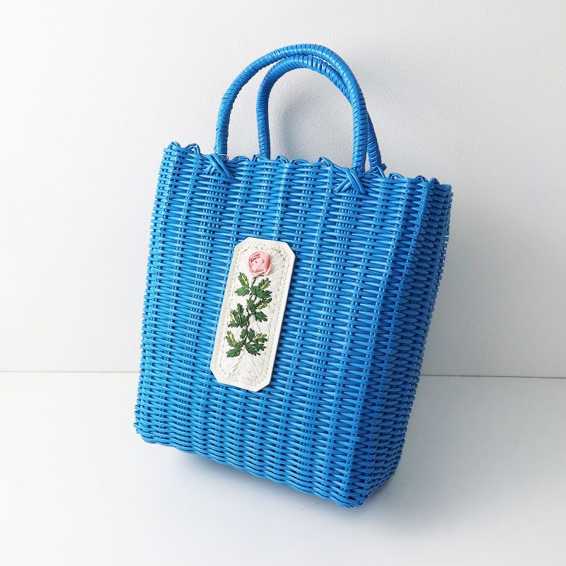 極美品 ビームス BEAMS COUTURE ルルメリー RURU MARYS 手刺繍のかご