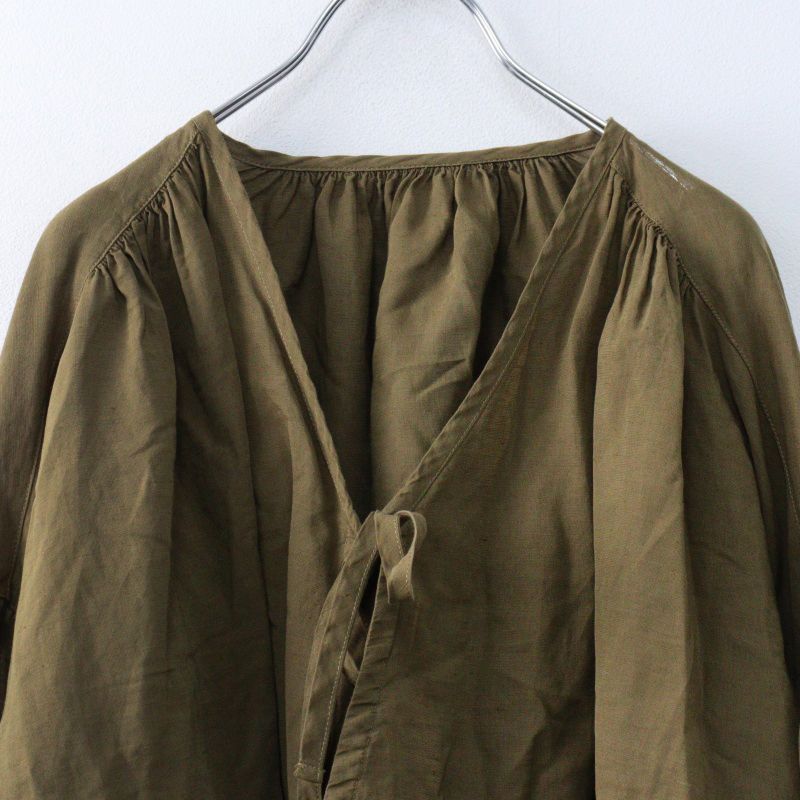 2025AW✨ネストローブ　シアーコットンリネンケープブラウス　美品 美品 2025AW ネストローブ nest Robe 清水みさとさん別注 シアー