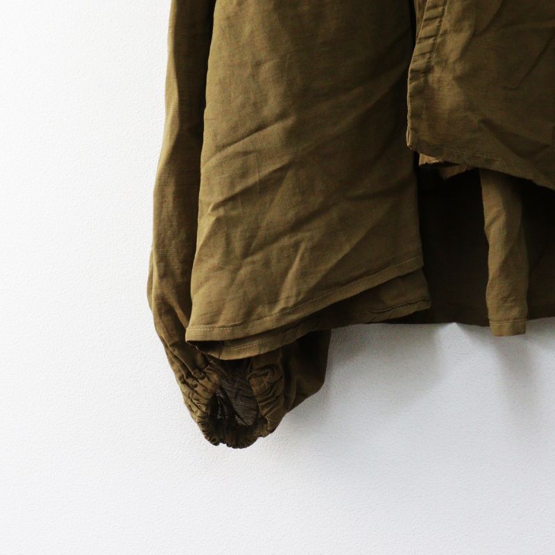 2025AW✨ネストローブ　シアーコットンリネンケープブラウス　美品 美品 2025AW ネストローブ nest Robe 清水みさとさん別注 シアー