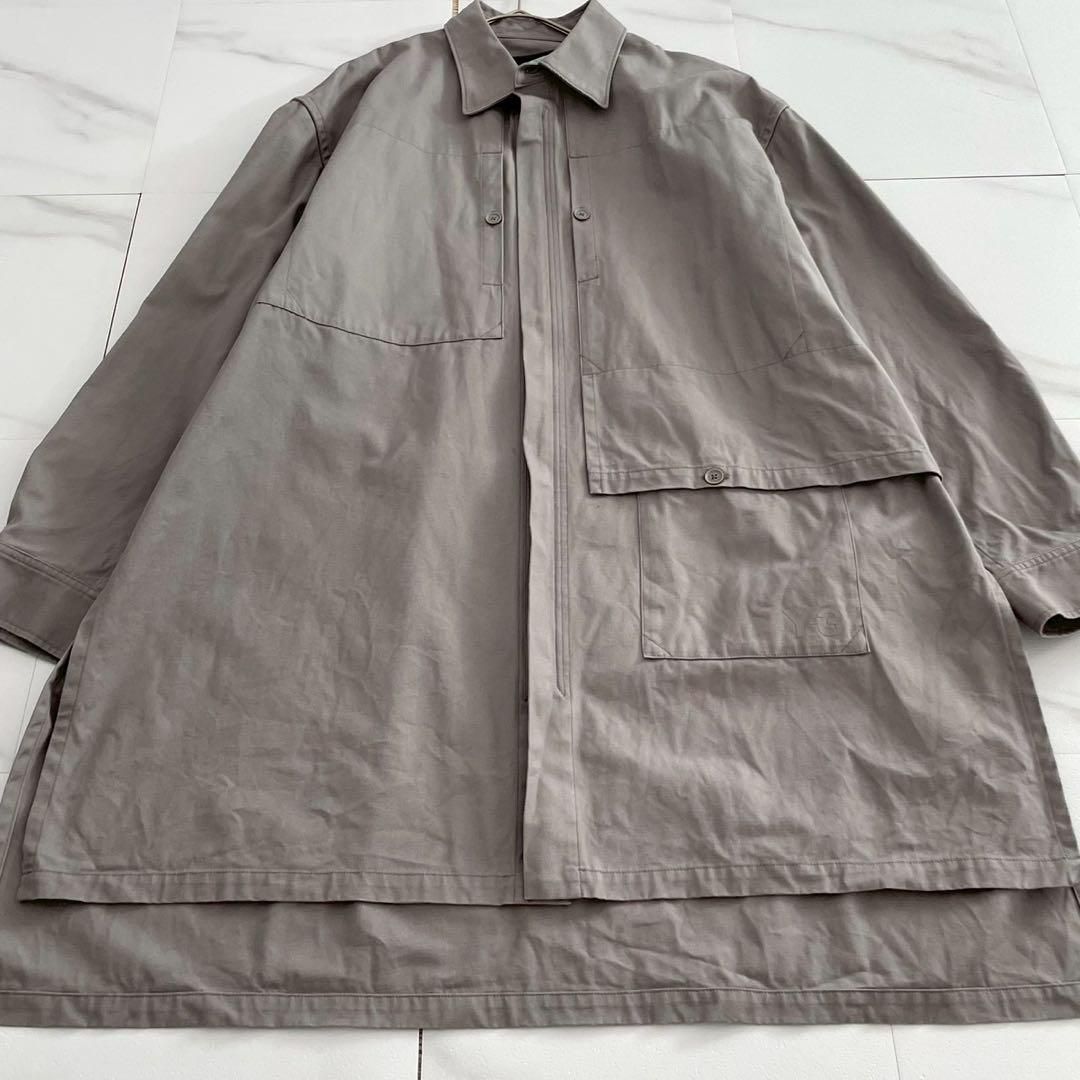 Y-3 WRKWR OVERSHIRT logo print cotton