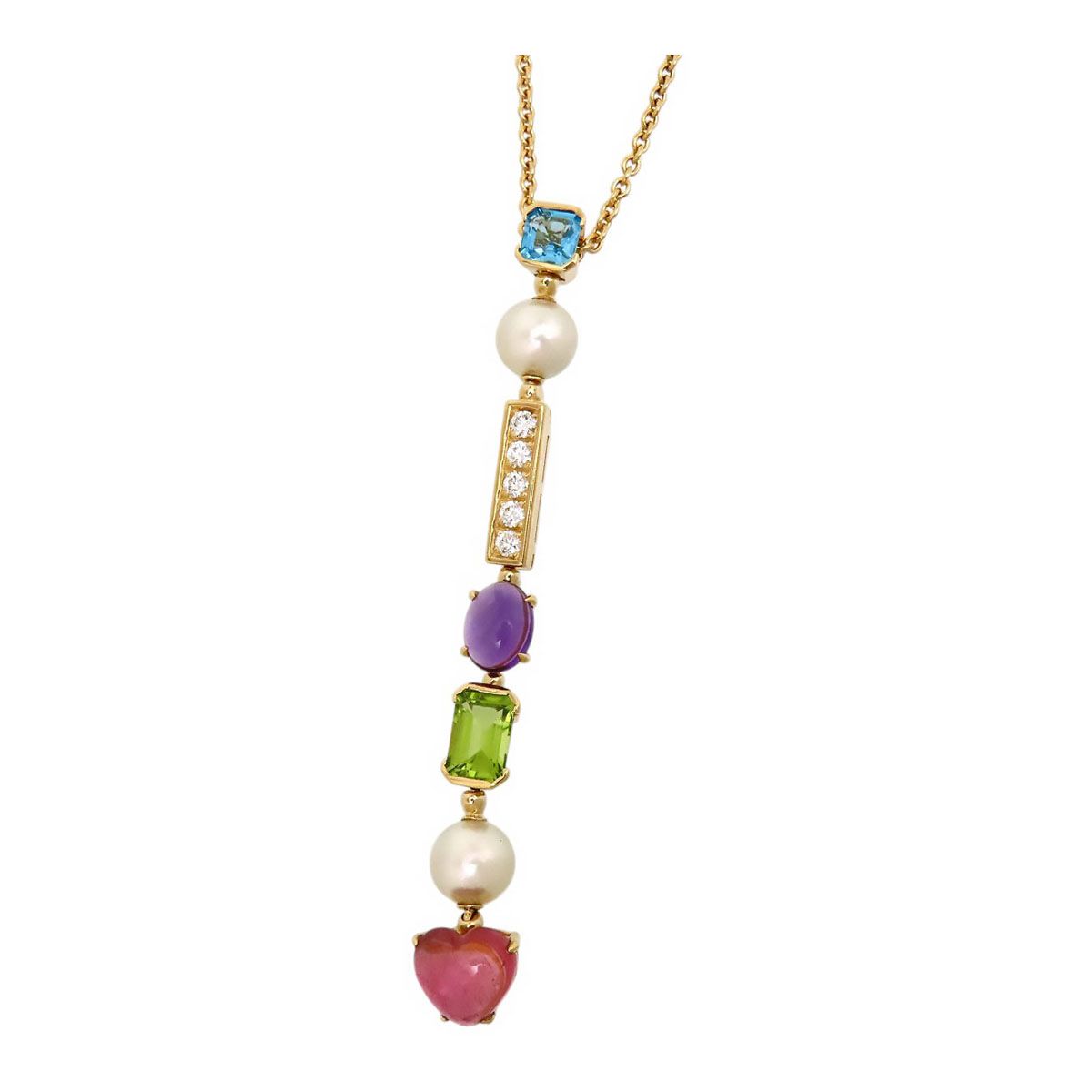 ブルガリ アレグラ ネックレス 334667 750 (K18YG) レディース BVLGARI【中古】 【ジュエリー】
