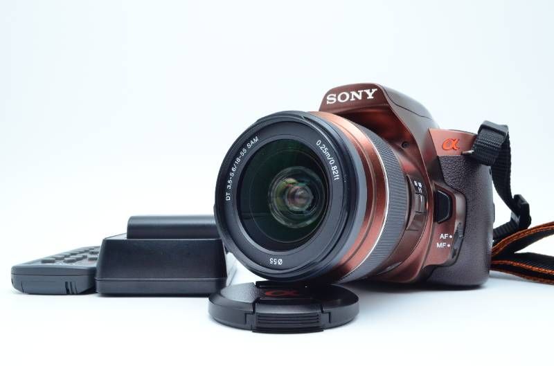 ◇【希少カラー】SONY α330 DSLR-A330 ブラウン DT 18-55mm SAM CCD