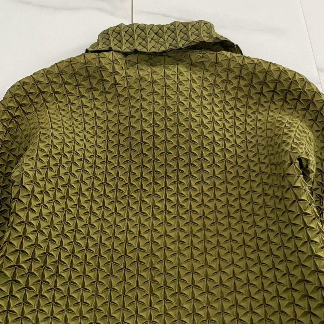 16SS ISSEY MIYAKE Jacket 3D steam Green - メルカリ