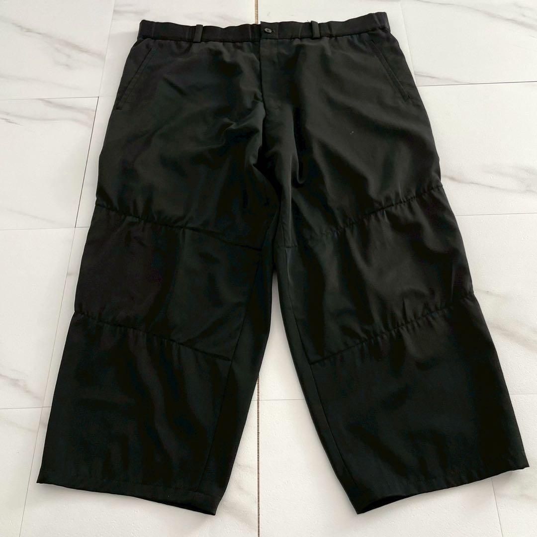 Y's for men wide pants wool Gabardine