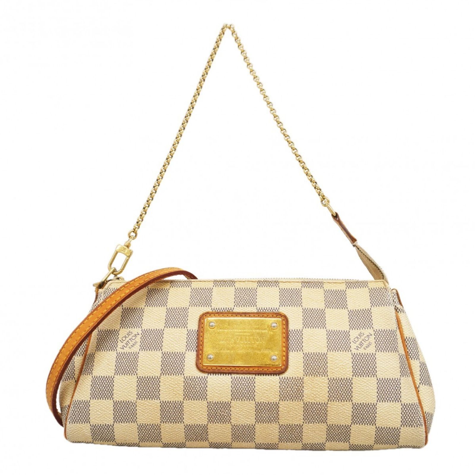 ルイ・ヴィトン(Louis Vuitton) ルイ・ヴィトン ハンドバッグ ダミエ・アズール エヴァ N55214 ホワイト 2wayバッグレディース