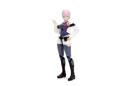 Jada Cyberpunk Edgerunners Lucy - 1:12スケール アクションフィギュア - 5.75インチ 高関節 コレクター収集品 アクセサリー付き - 対象年齢15歳以上 - ソフトグッズジャケット 詳細な彫刻/ 08b72f1b