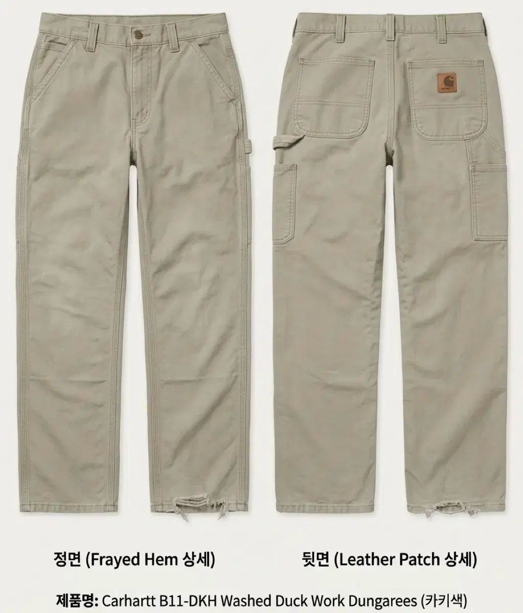 Carhartt カーハート B11 ウォーク パンツ ベージュ デニム