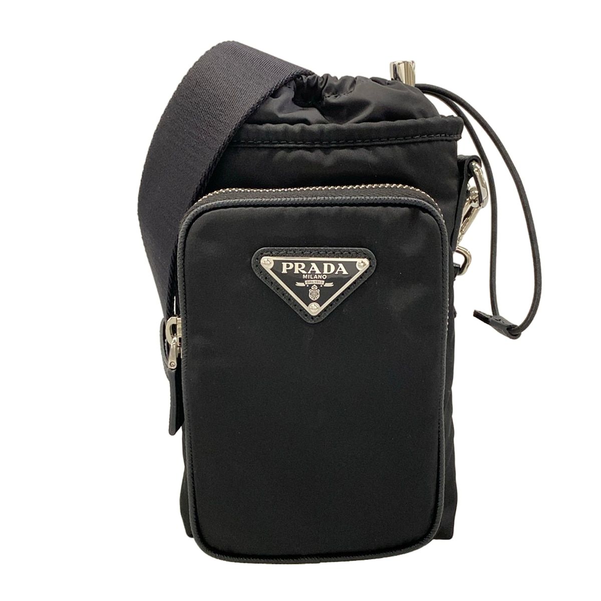 PRADA(プラダ) ショルダーバッグ美品 Re-Nylon スマートフォンケース 