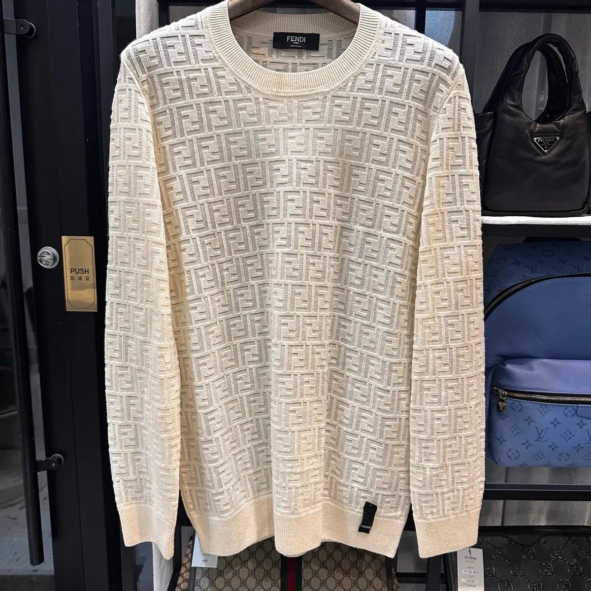 FENDI フェンディ 新モデル ジャカード ニット 54サイズ