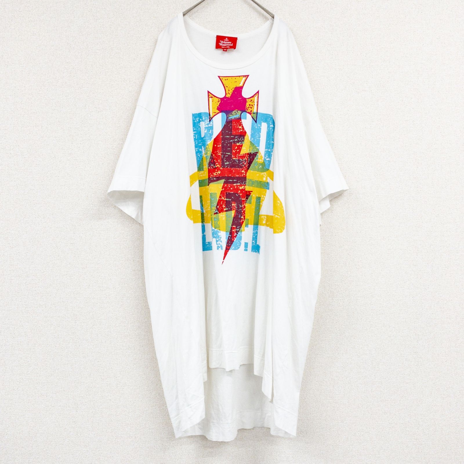 ヴィヴィアンウエストウッド⁑コットン オーブ総レースワンピース　ホワイト 00 Vivienne Westwood RED LABEL ヴィヴィアンウエストウッド レッド