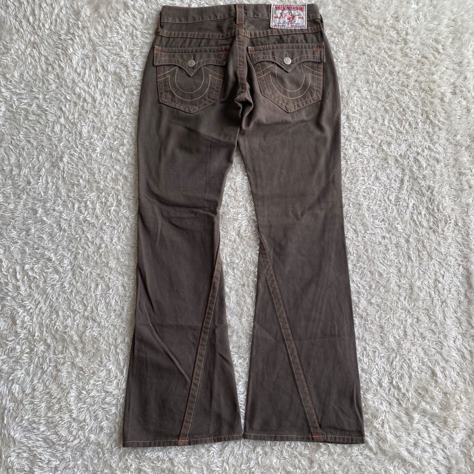 TRUE RELIGION JOEY トゥルーレリジョン　デニムパンツ　フレア　ブーツカット　y2k 29×33