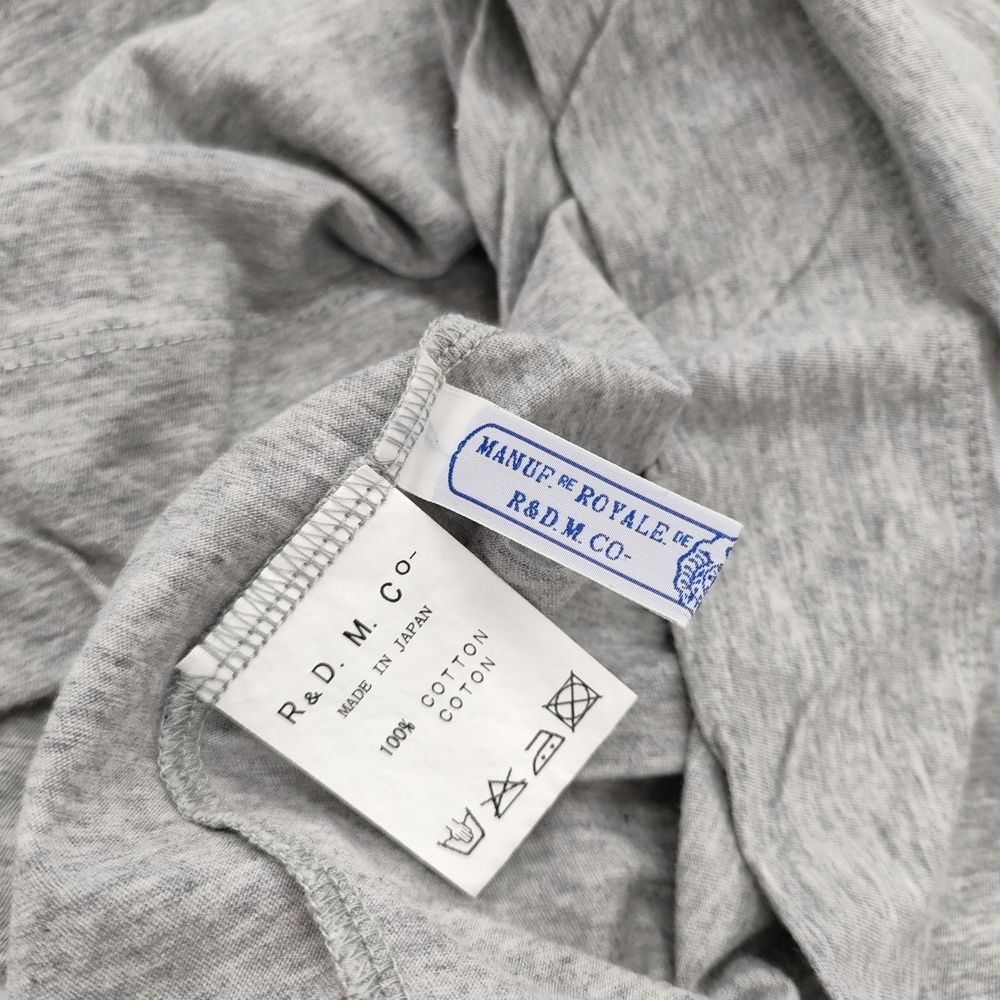 R&D.M.Co- フレンチスリーブ ノースリーブ カットソー グレー 