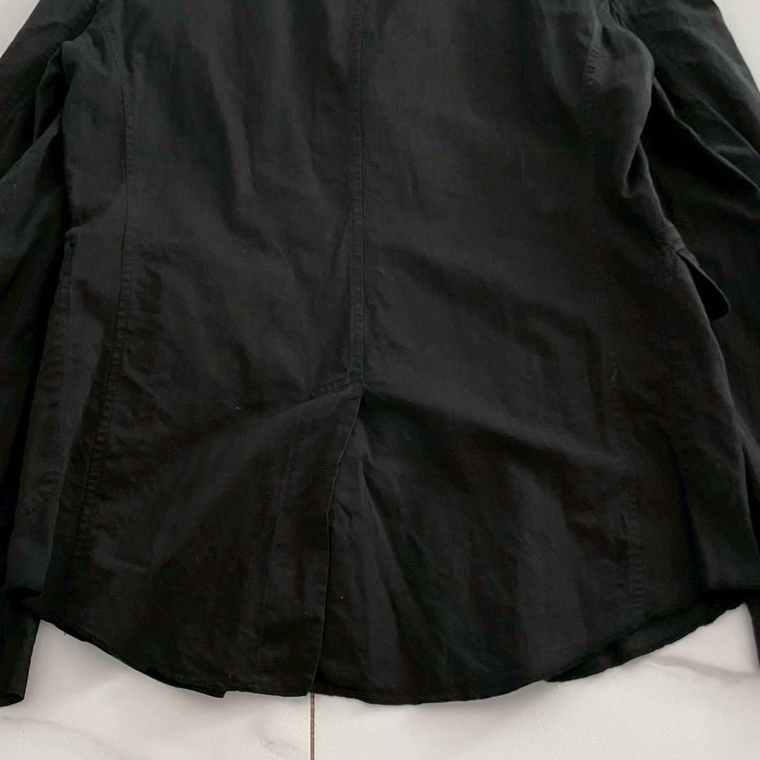 Y's for men tailored jacket cotton Black