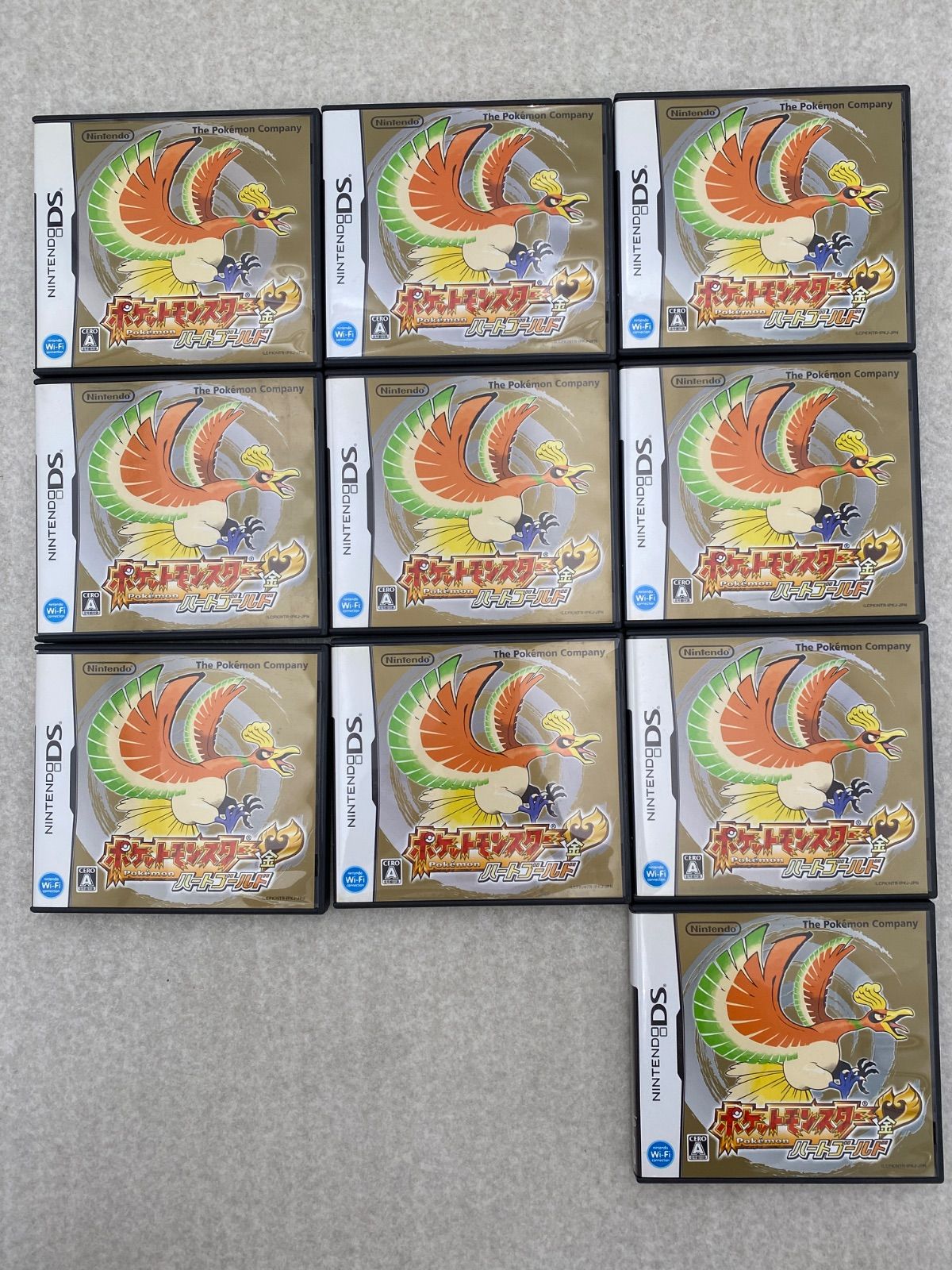 ポケットモンスター　ハートゴールド　　10点【動作品】　ニンテンドーDS