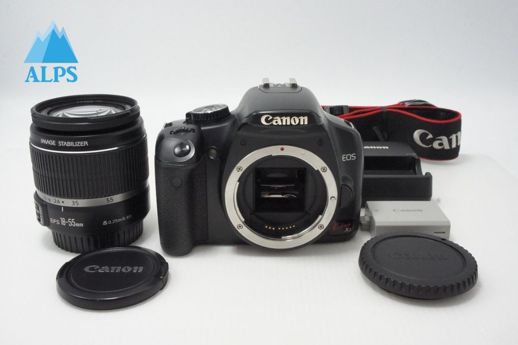Canon キヤノン EOS Kiss X2 レンズキット (EF-S 18-55mm F3.5-5.6 IS) デジタル一眼レフカメラ 260514x 8,985円