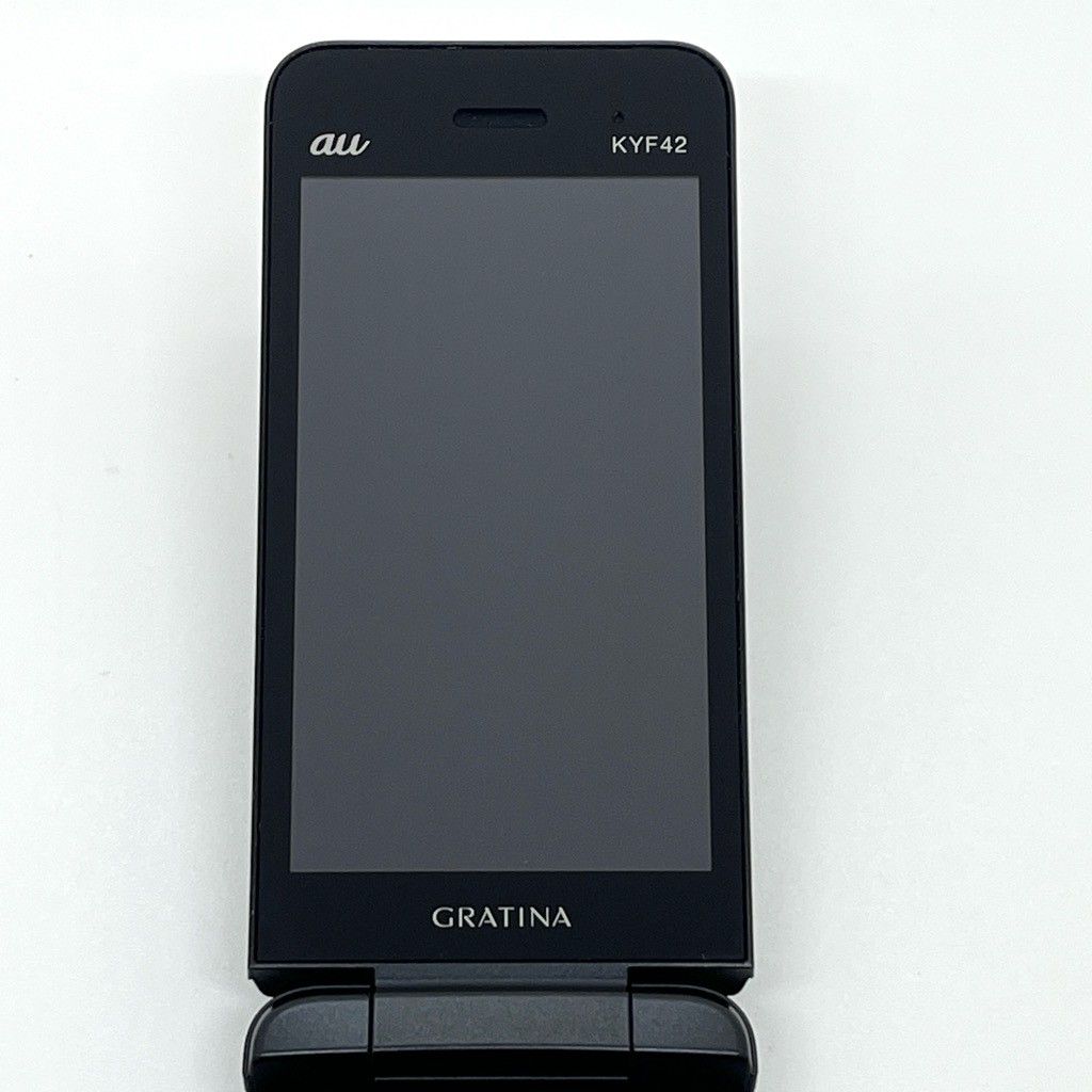 美品 GRATINA KYF42 au SIM済 ブラック ガラホ - メルカリ
