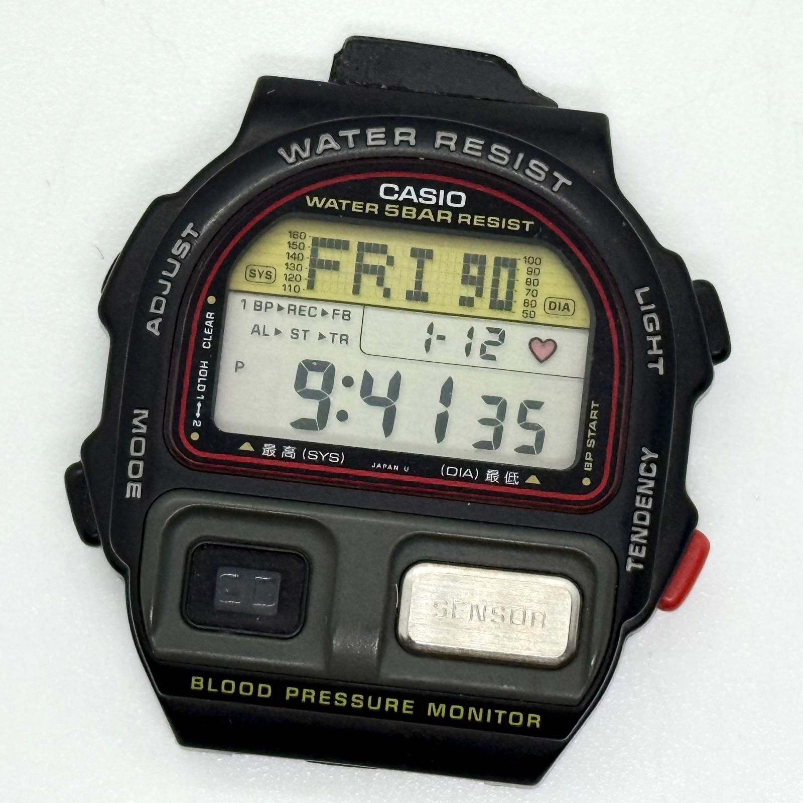 CASIO カシオ デジタル文字盤 BP-100 QZ メンズ ヴィンテージ 腕時計 稼働品