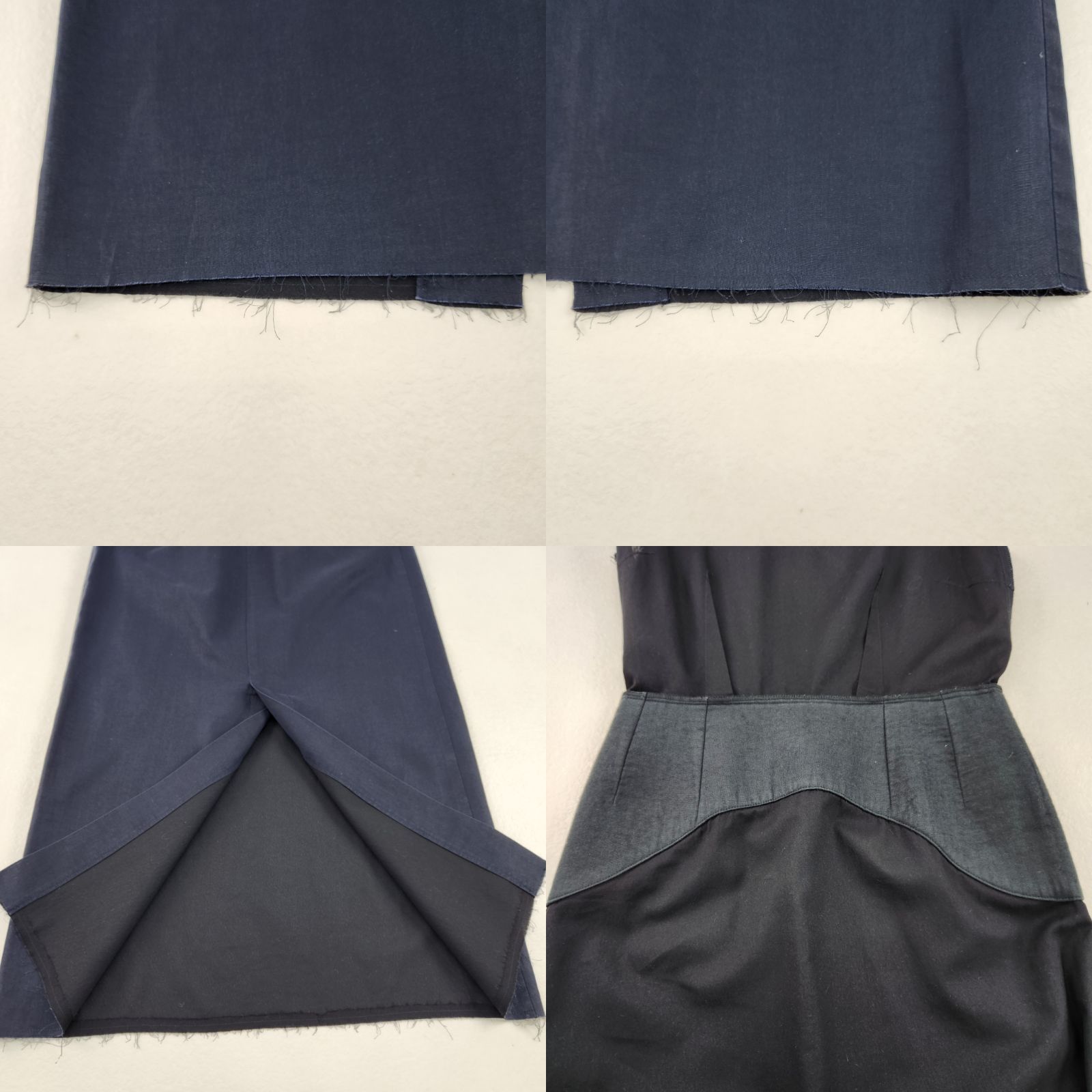 COMME des GARCONS ロングワンピース コムデギャルソン 着丈122 切りっ