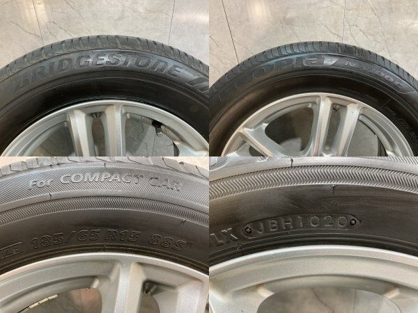 BS ECOPIA NH100C 185/65R15】夏タイヤ【BALMINUM S5 15インチ 