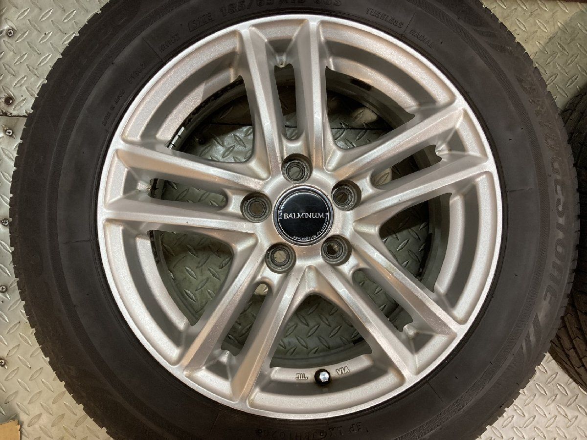 BS ECOPIA NH100C 185/65R15】夏タイヤ【BALMINUM S5 15インチ 