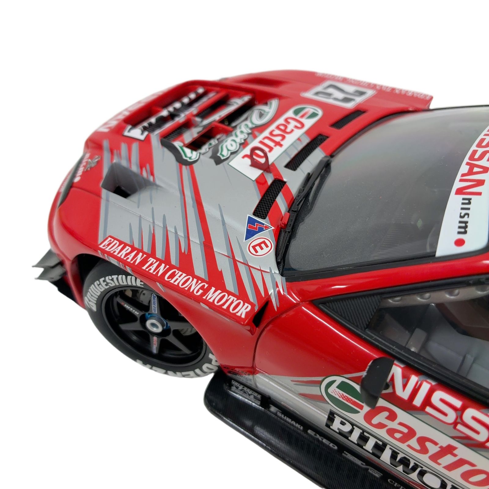 AUTOart 1/18 日産 Skyline R34 JGTC 2002 Castrol PITWORK 中古 訳