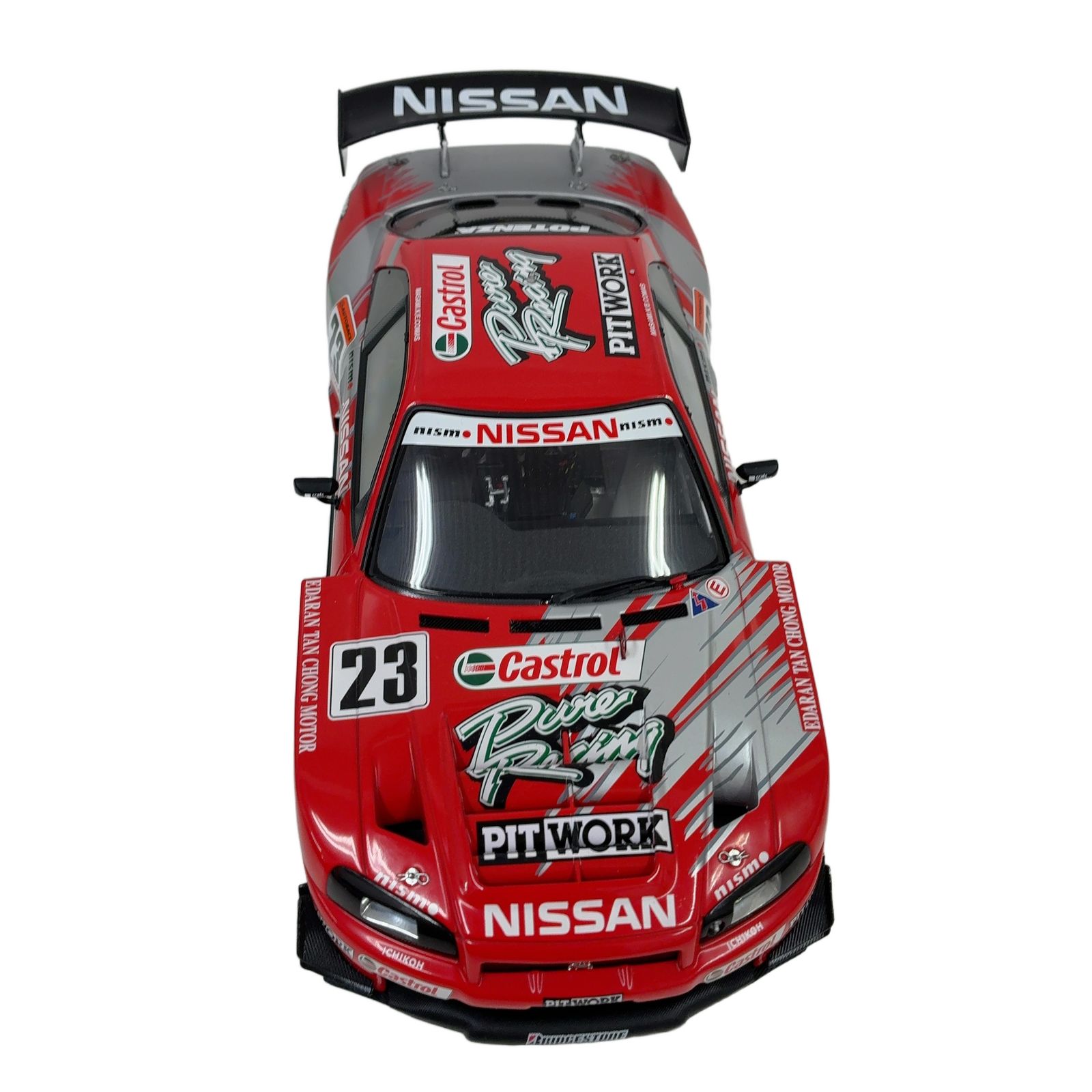AUTOart 1/18 日産 Skyline R34 JGTC 2002 Castrol PITWORK 中古 訳