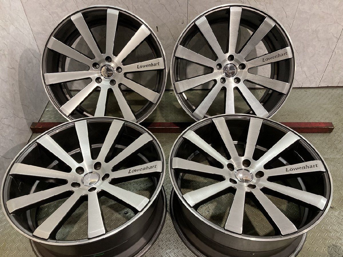 LOWENHART LW10 レーベンハート 22インチ 4本 10J5HPCD120+35 レクサスLS BMW等　(MHZ954)