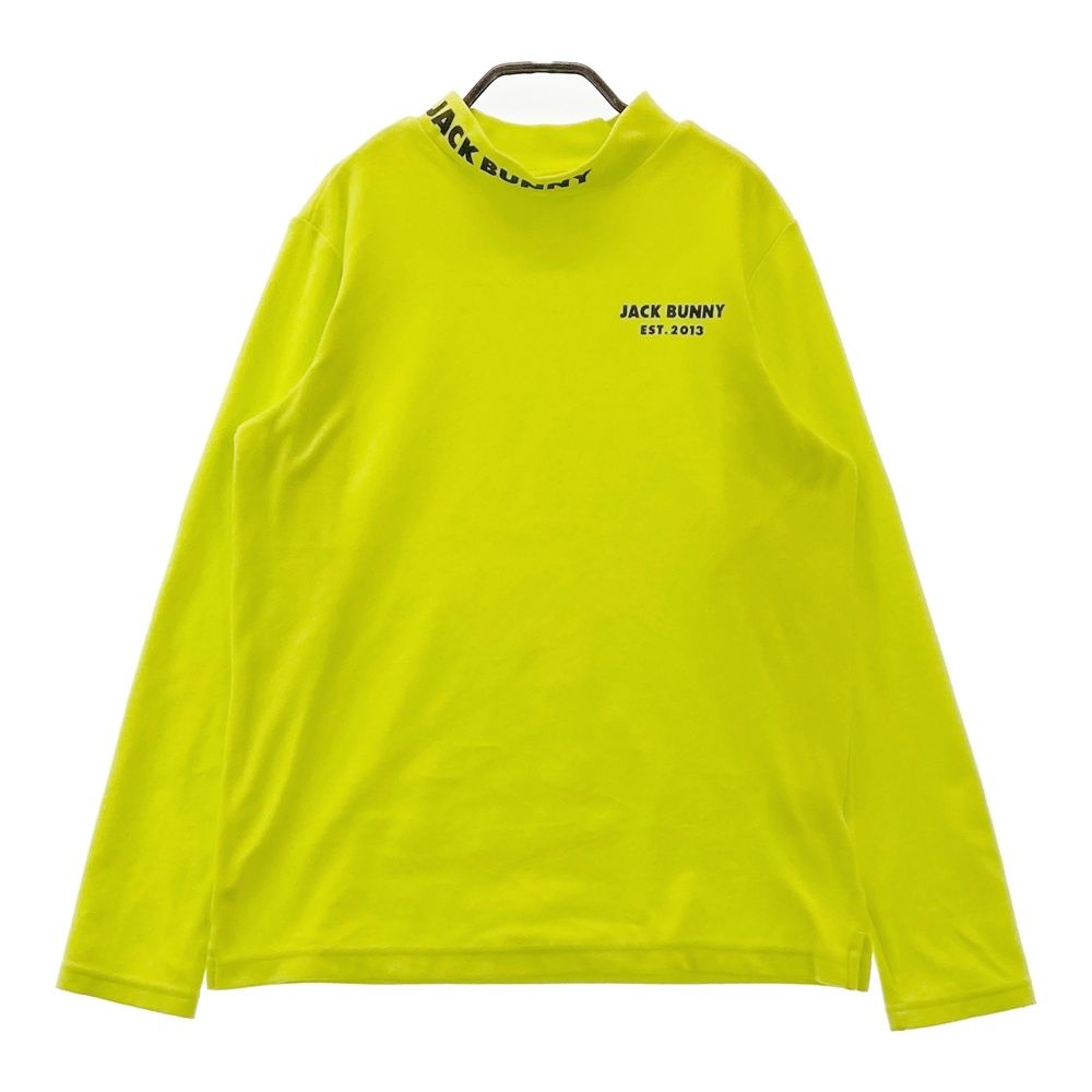 サイズ：2 JACK BUNNY ジャックバニー モックネック 長袖Tシャツ グリーン系 [240101696427] ゴルフウェア レディース ストスト