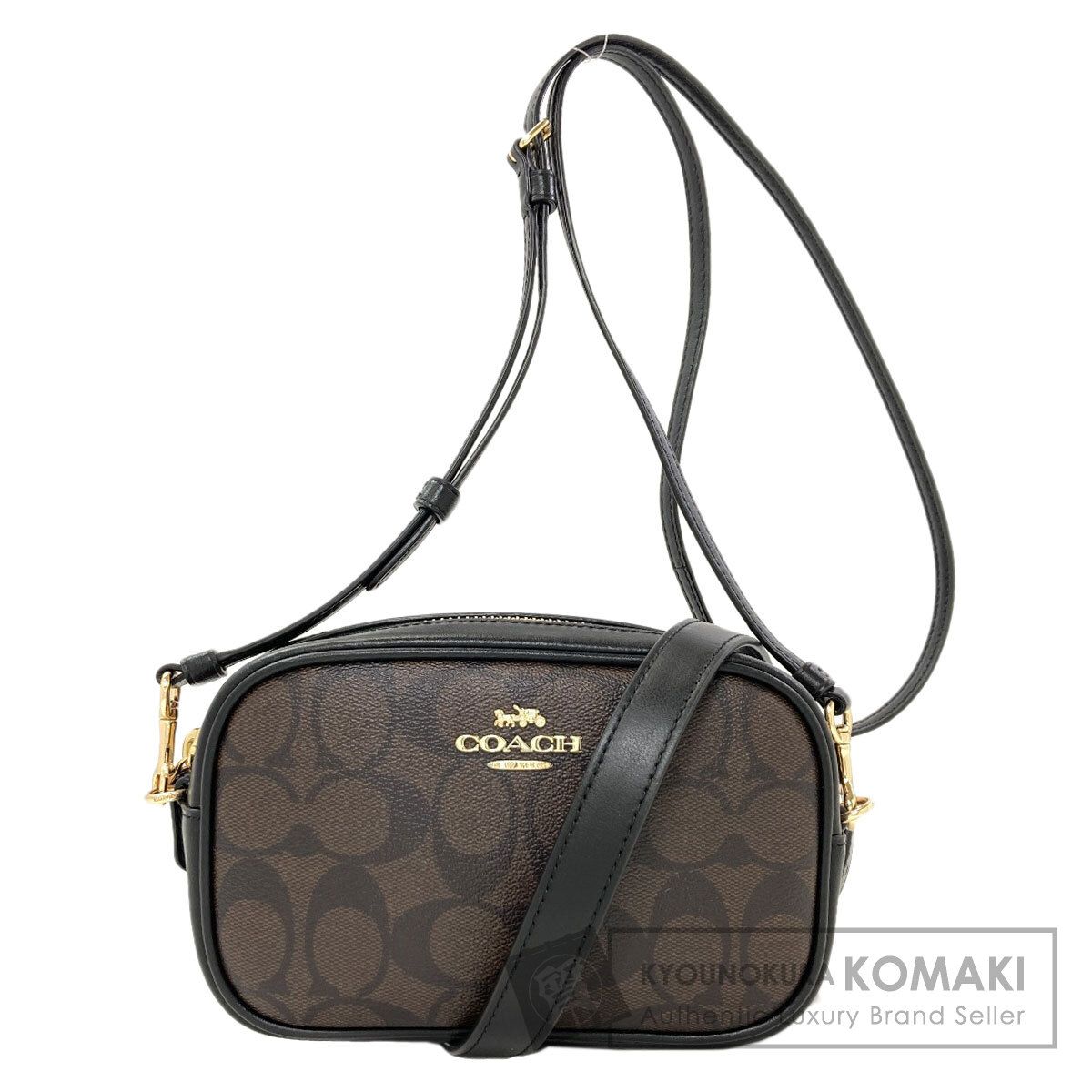 COACH コーチ F79209 コンバーチブル ベルト シグネチャー 2WAY ショルダーバッグ PVC レディース [中古]