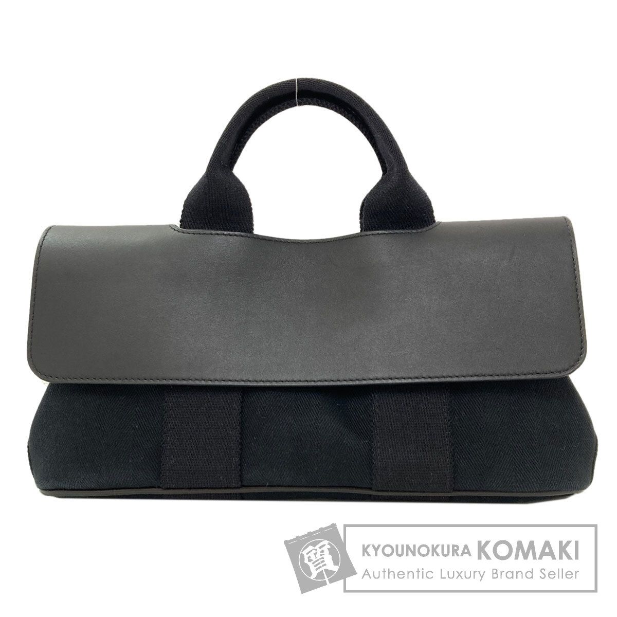 HERMES エルメス ヴァルパライソ ロングPM ハンドバッグ トワルシェブロン カーフ レディース [中古]