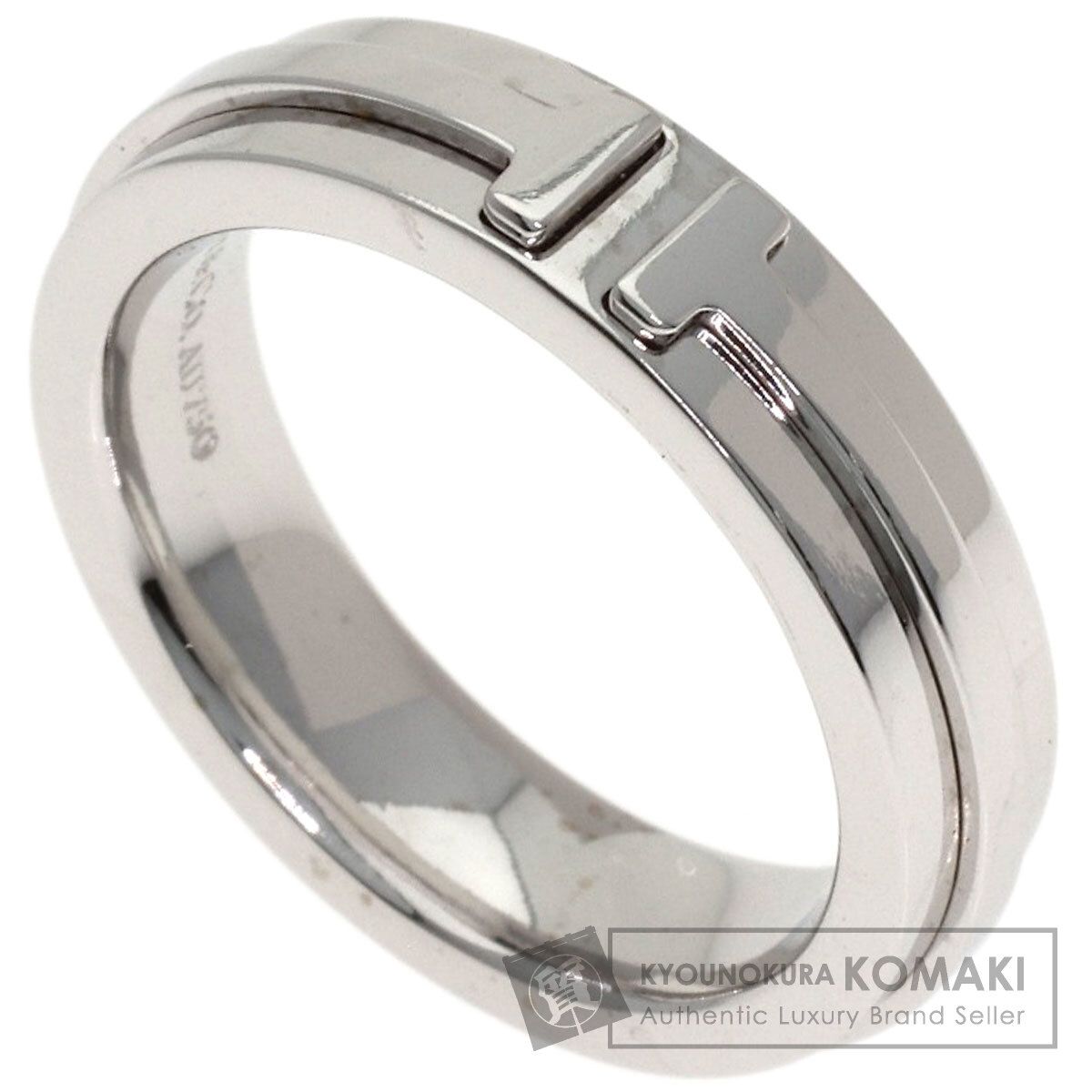 TIFFANY&Co. ティファニー Tナロー リング・指輪 K18WG レディース [中古]