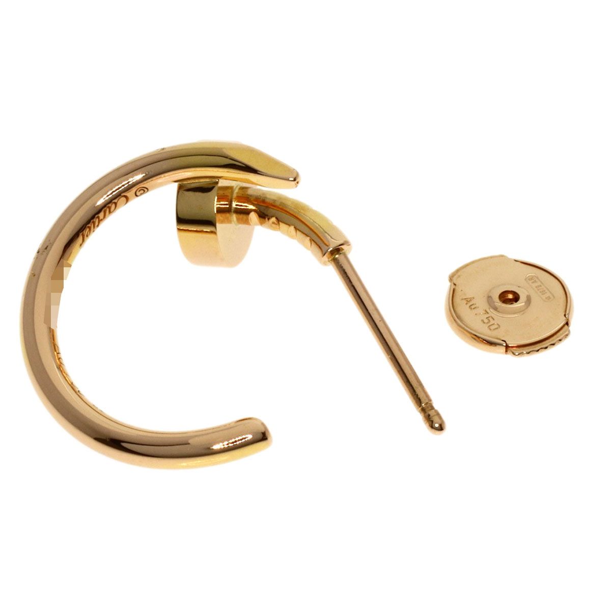 CARTIER カルティエ ジュスト アンクル フープ SM 左耳用 ピアス K18YG