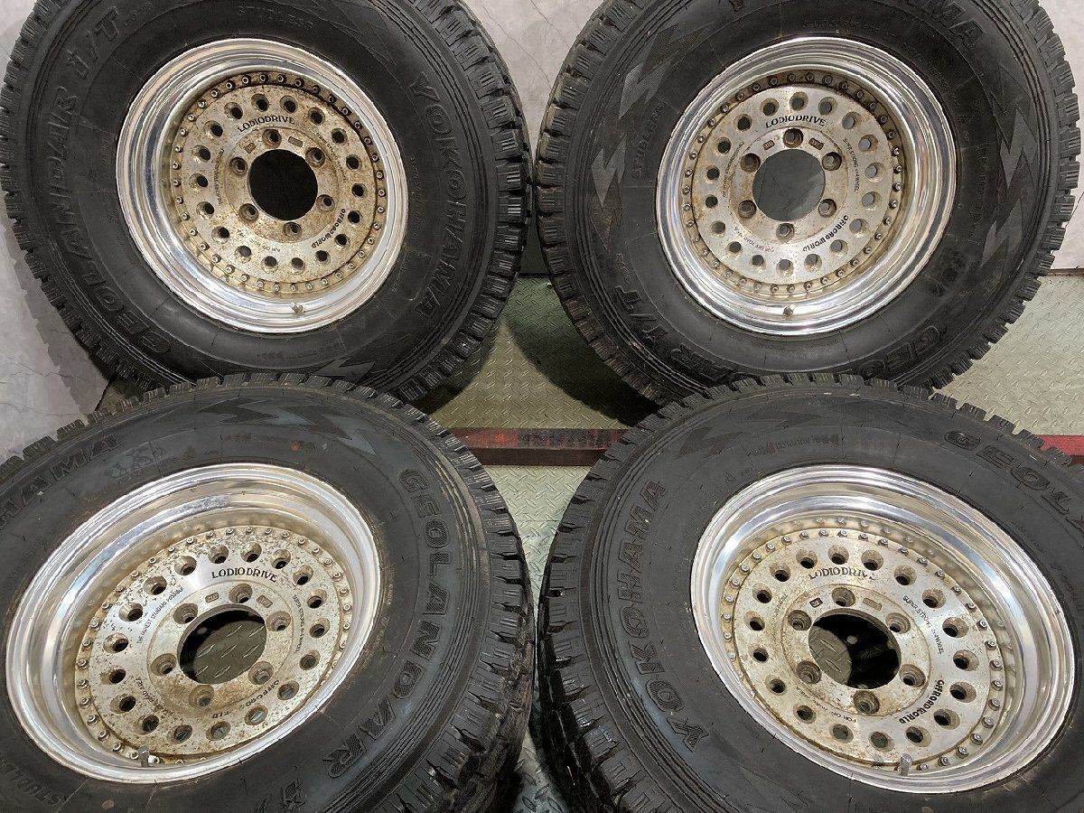 【YK GEOLANDAR I/T G072 31×10.50R15LT 6PR】夏タイヤ【LODIO DRIVE ロデオドライブ 15インチ 7J6HPCD139.7-14】23年製 バリ溝　(MTF333)