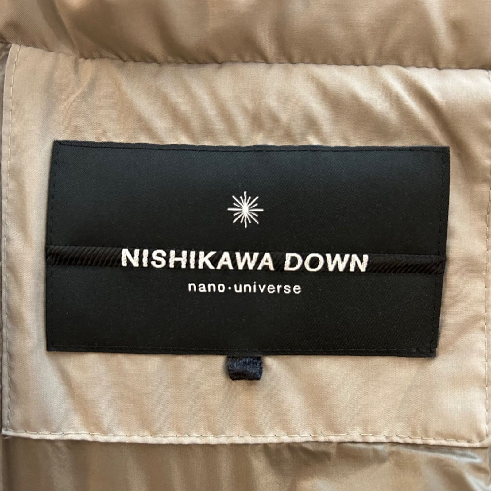 ナノユニバース nano universe TACTEEM 西川ダウン ダウンコート 