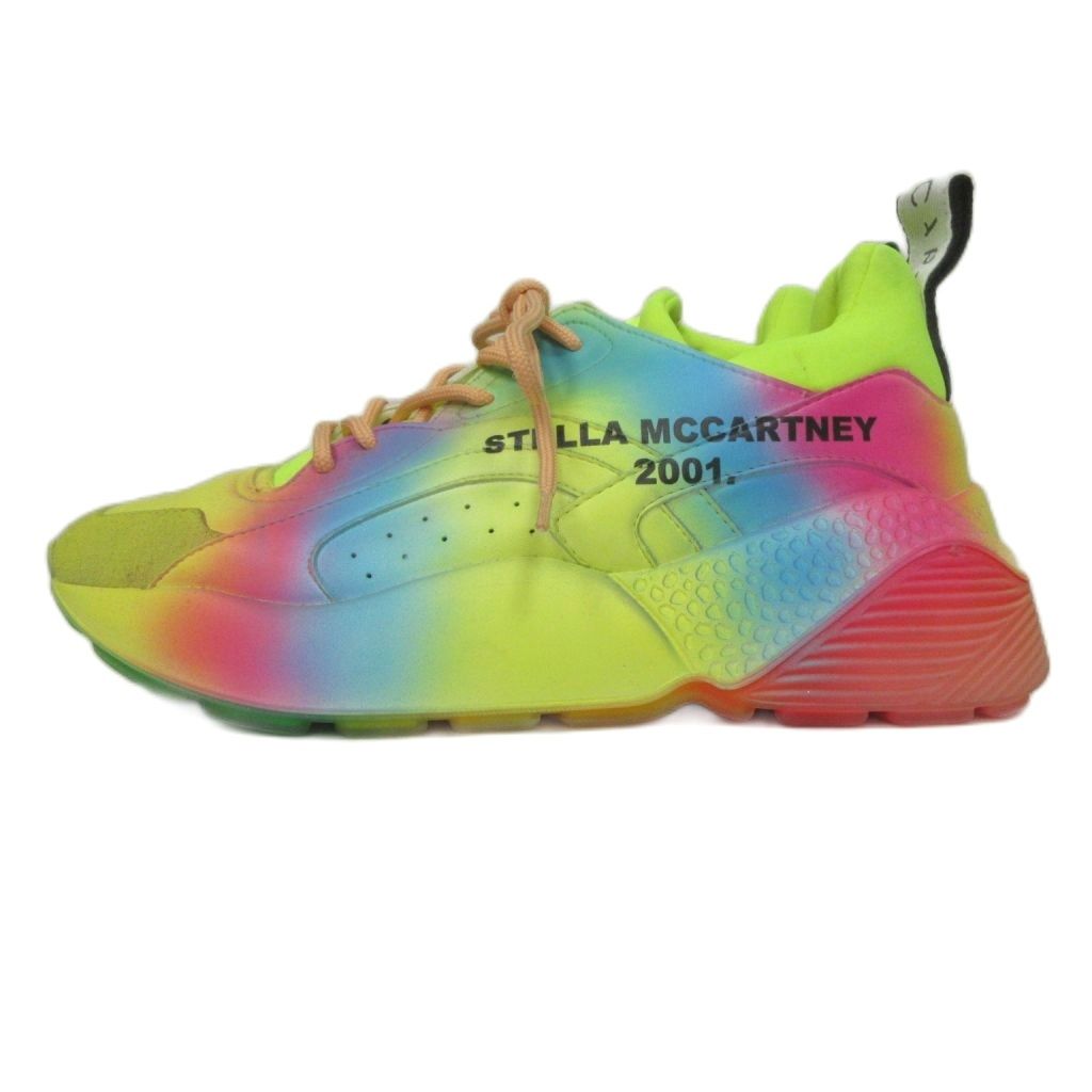 ステラマッカートニー STELLA McCARTNEY 美品 Rainbow Lace-Up Eclypse Sneakers スニーカー シューズ 39 イタリア製